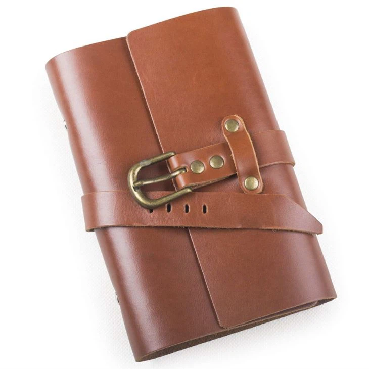 Brown Soft Cover Leather Diary A6