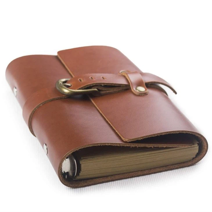 Brown Soft Cover Leather Diary A6