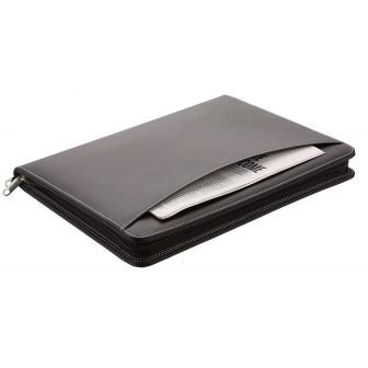 Business PU Zippered Läder Arrangör